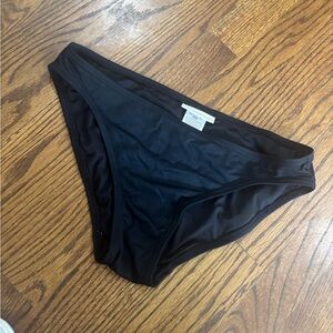 Michael Kors Bikini Bottom Black Full Coverage, Small